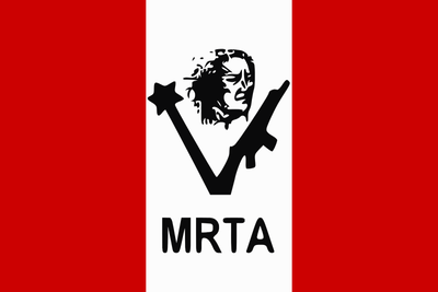 Drapeau du MRTA (Wikimedia Commons) {PNG}