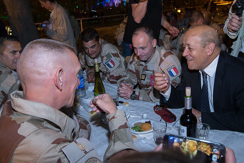 2014 12 31 - Nouvel An avec les forces de Barkhane au camp Kossei (Tchad).